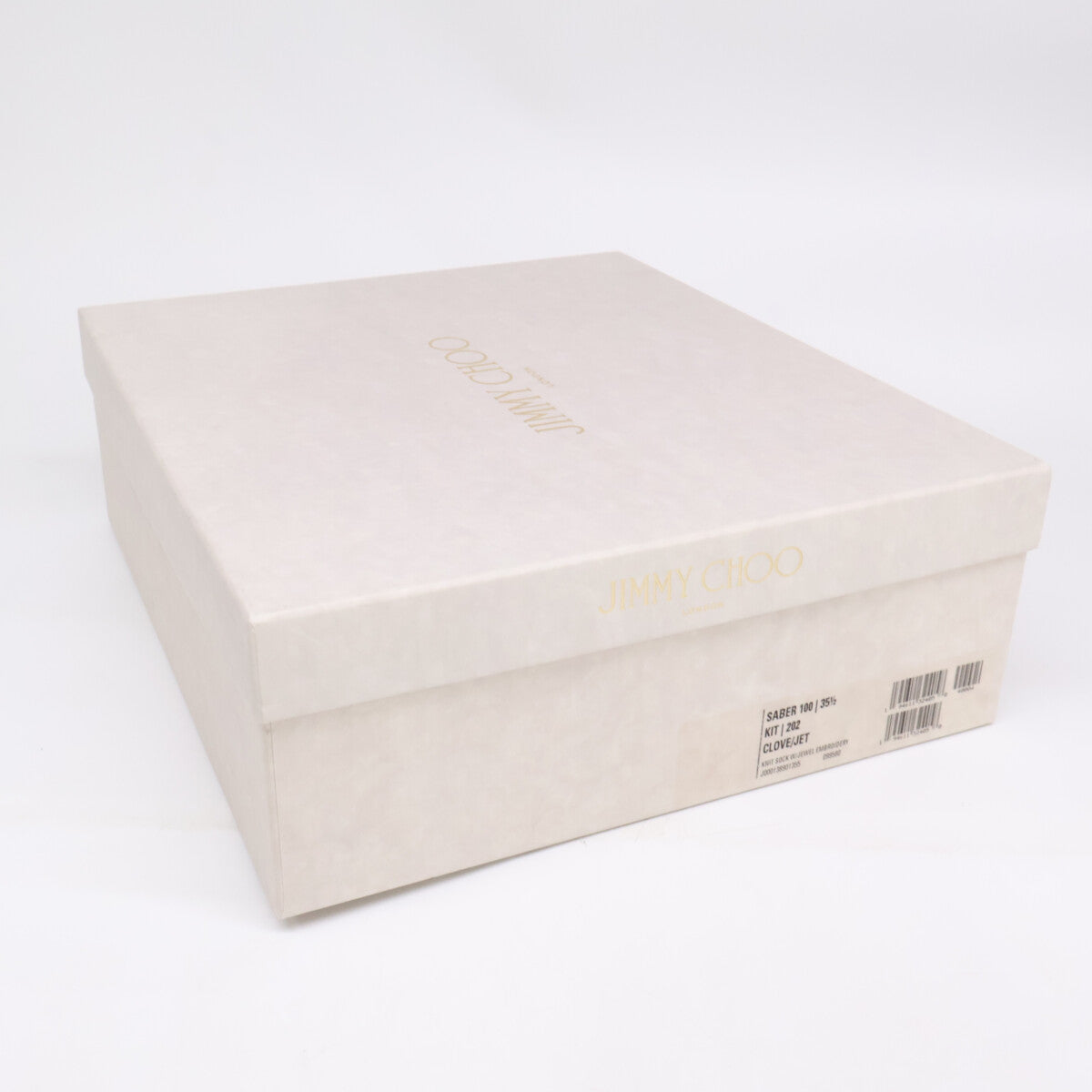 JIMMY CHOO ジミーチュウ 【新品同様】SABER100 ビジュー アンクルソックス ヒールブーツ シューズ