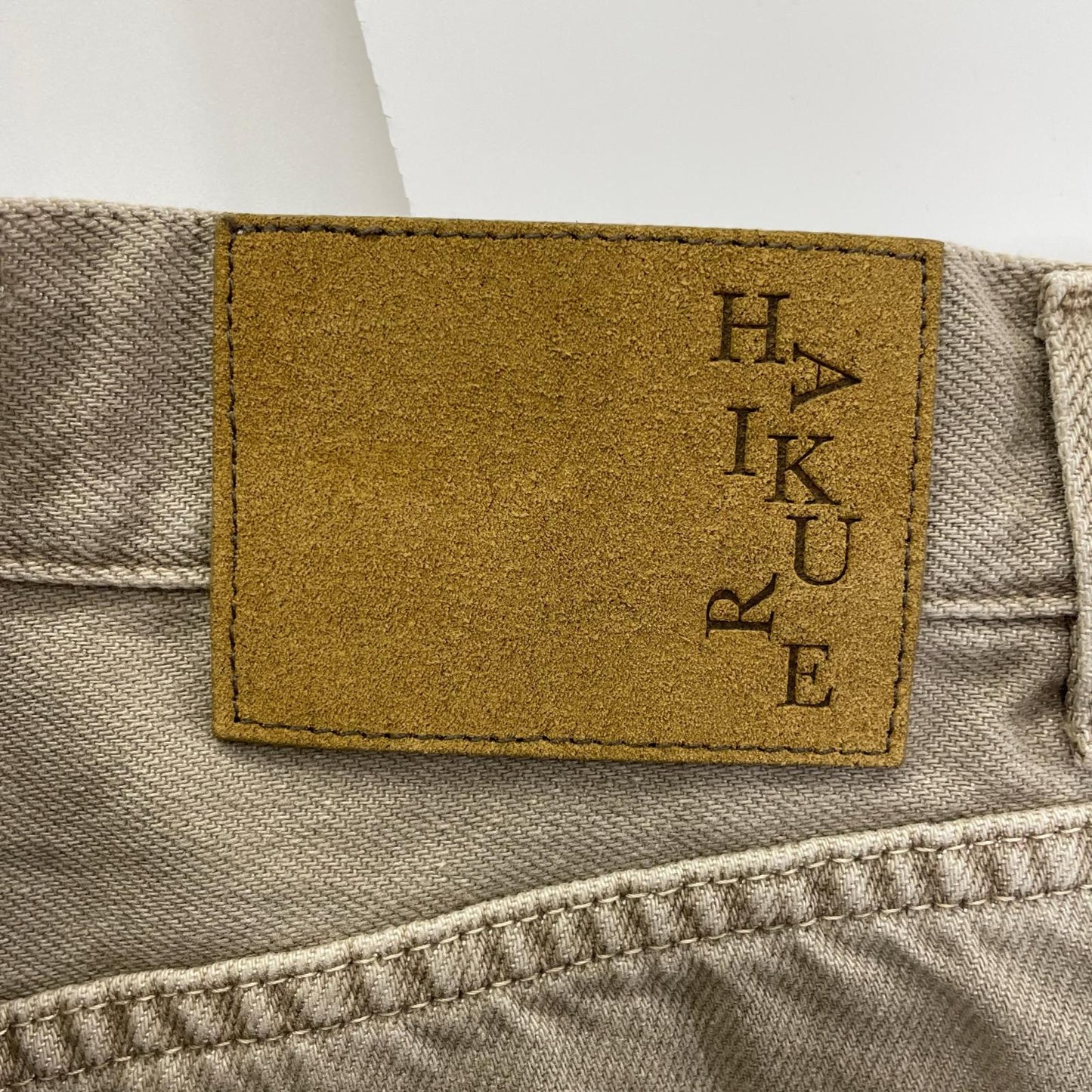 HAIKURE ハイクル 25SS BETHANY SHORT LENGTH SOFT ECRU デニム ボトムス