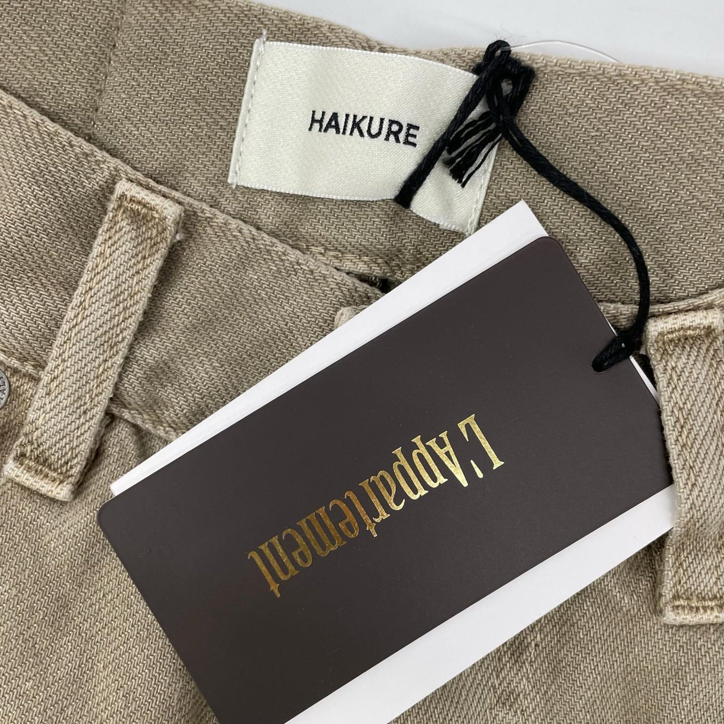 HAIKURE ハイクル 25SS BETHANY SHORT LENGTH SOFT ECRU デニム ボトムス