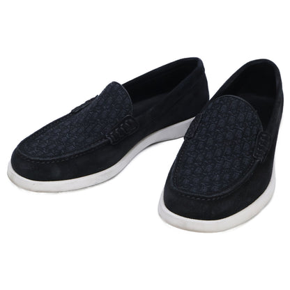 DIOR ディオール 【美品】Dior Granville スエード/ディオール オブリーク ジャカード ローファー シューズ