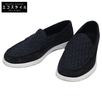 DIOR ディオール 【美品】Dior Granville スエード/ディオール オブリーク ジャカード ローファー シューズ