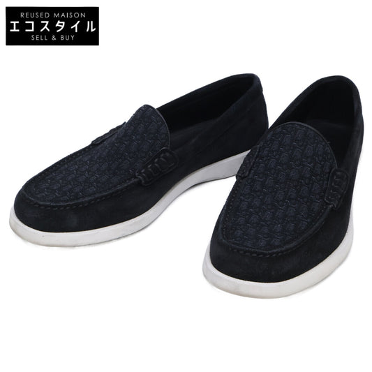 DIOR ディオール 【美品】Dior Granville スエード/ディオール オブリーク ジャカード ローファー シューズ