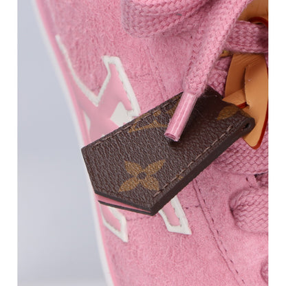 LOUIS VUITTON ルイヴィトン 26年製 LV×BTS J-HOPE ピンク スエード バターソフト スニーカー シューズ