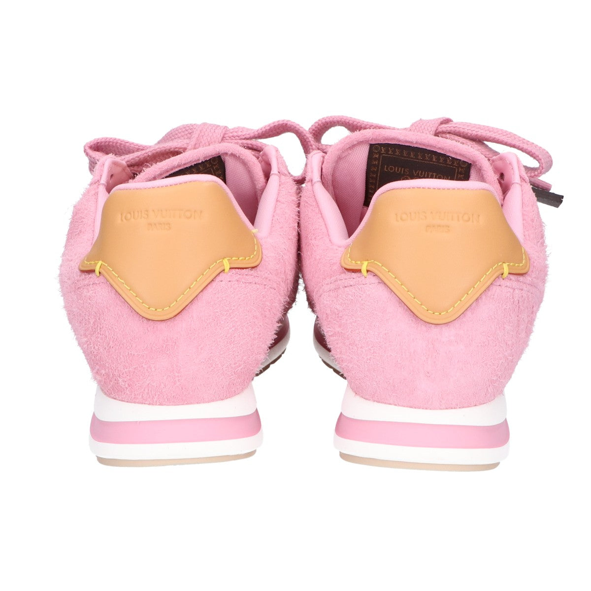 LOUIS VUITTON ルイヴィトン 26年製 LV×BTS J-HOPE ピンク スエード バターソフト スニーカー シューズ