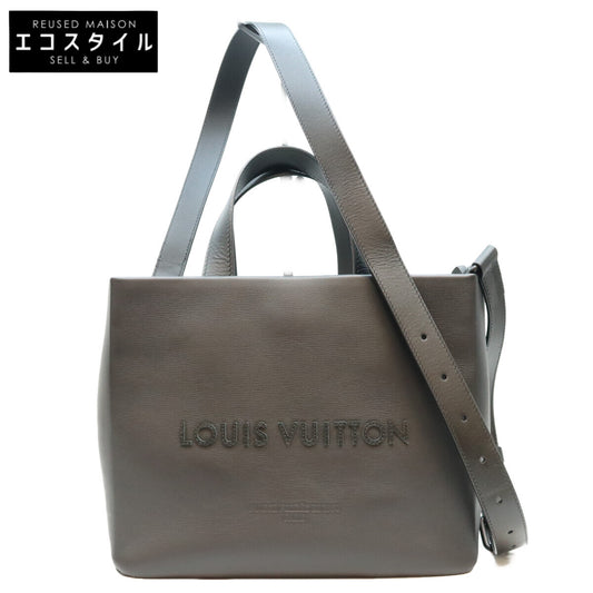 LOUIS VUITTON ルイヴィトン M28311 ノワール カウハイドレザー ショッパートート MINI ハンドバッグ ショルダーバッグ