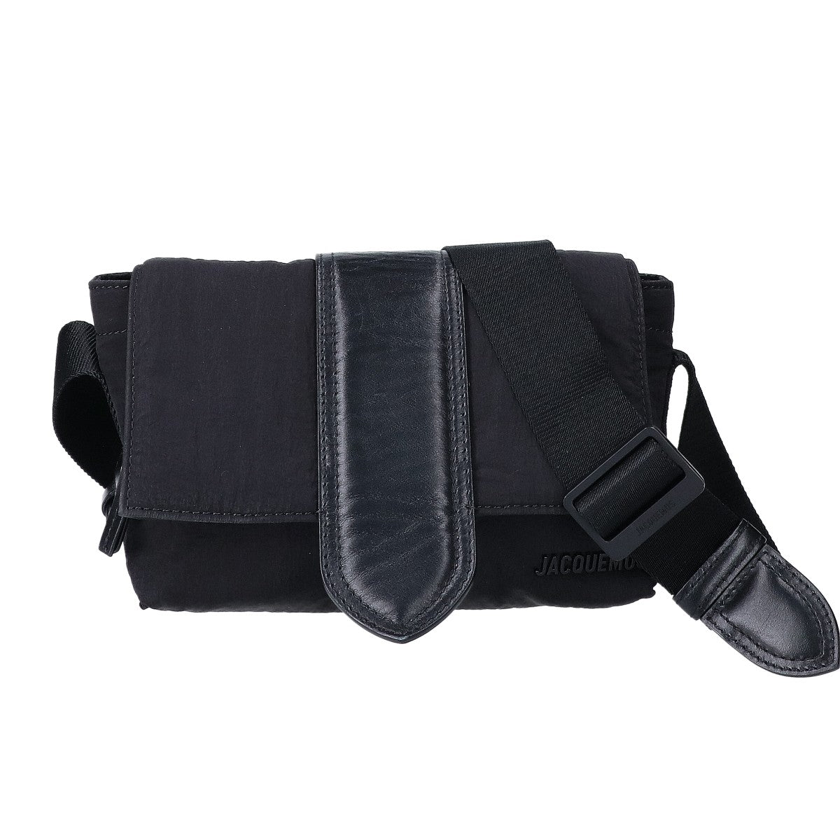 JACQUEMUS Bambino nylon flap shoulder bag