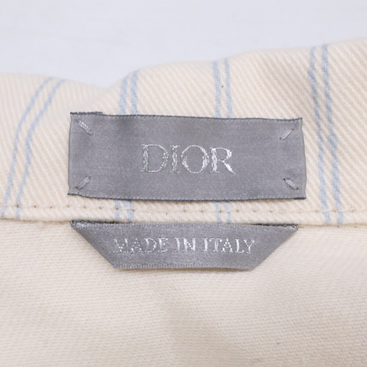DIOR ディオール ｘHylton Nel ヒルトンネル【美品/国内正規】583D489A3010 ストライプ コットン ジャケット ジャケット