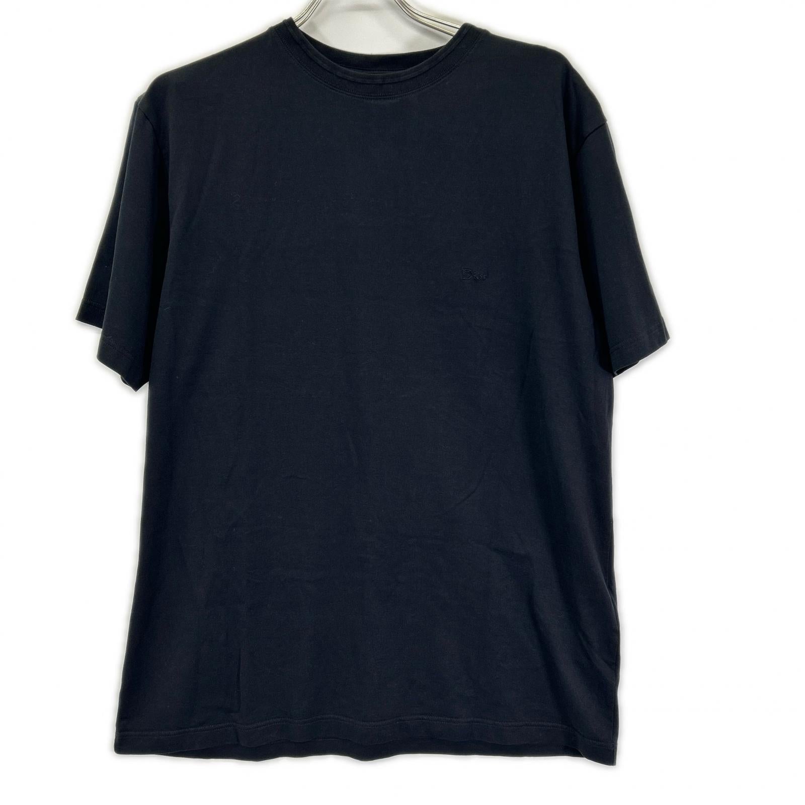 DIOR ディオール 693J622A3303 ブラック コットンジャージーTシャツ トップス