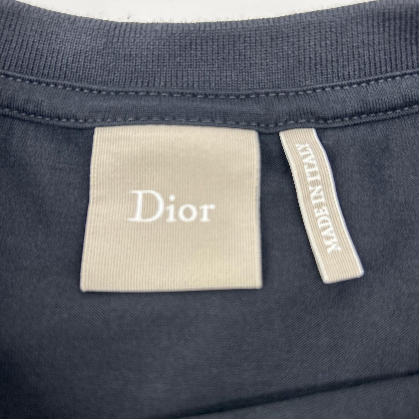 DIOR ディオール 693J622A3303 ブラック コットンジャージーTシャツ トップス