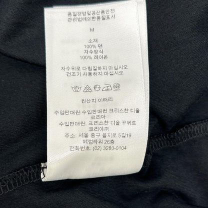 DIOR ディオール 693J622A3303 ブラック コットンジャージーTシャツ トップス
