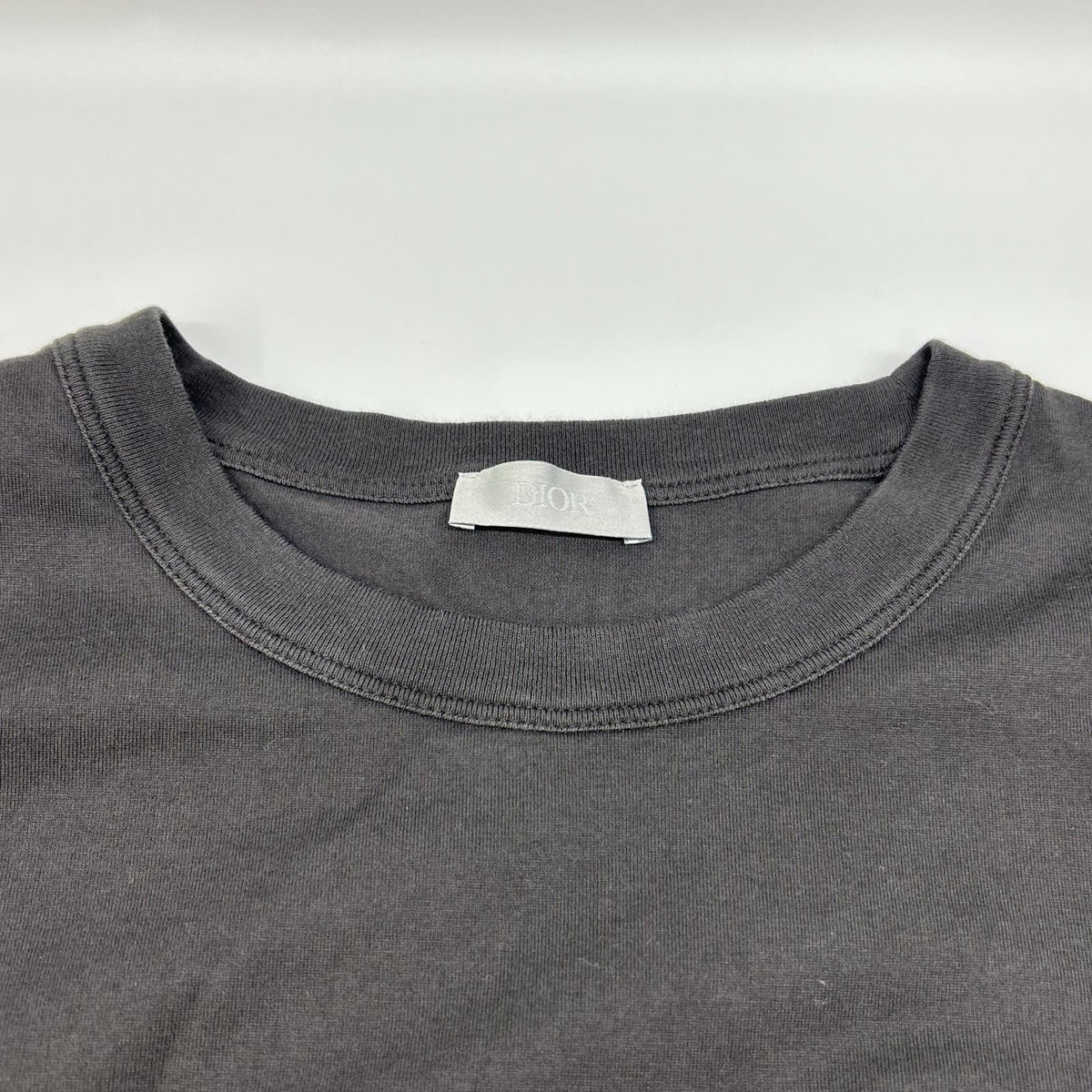DIOR ディオール 613J668A0677 ディオールリボン ブラック クルーネックTシャツ トップス