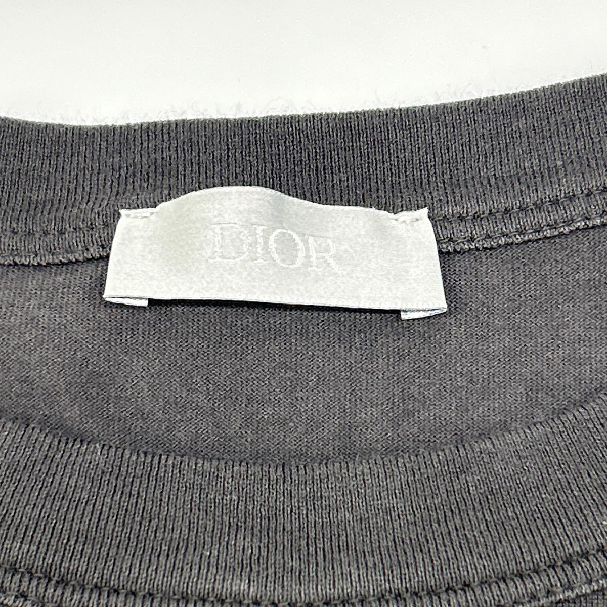 DIOR ディオール 613J668A0677 ディオールリボン ブラック クルーネックTシャツ トップス