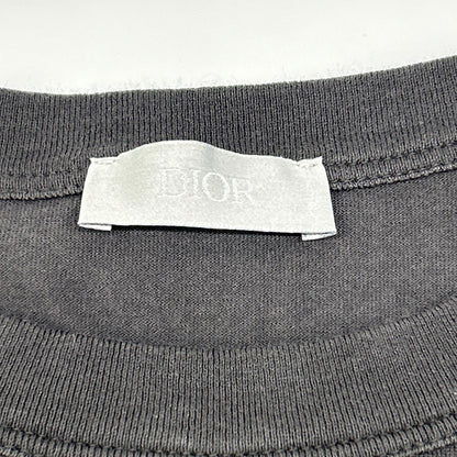 DIOR ディオール 613J668A0677 ディオールリボン ブラック クルーネックTシャツ トップス
