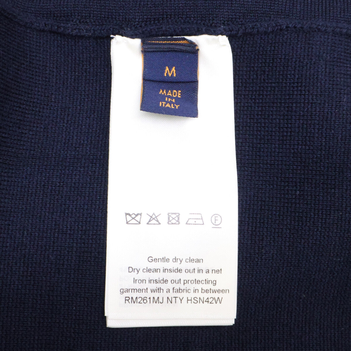 LOUIS VUITTON ルイヴィトン 【美品/国内正規/26年製】RM261MJ NTY HSN42W エンボスモノグラム ジップアップ ニットジャケット ジャケット