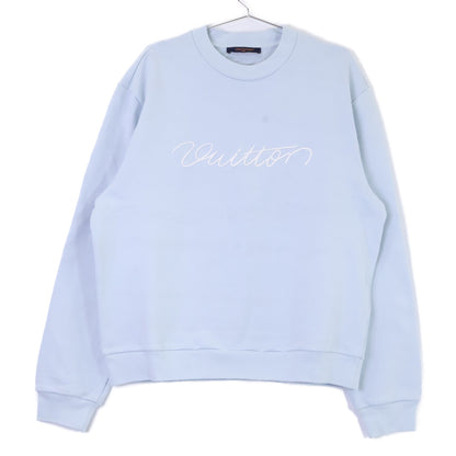 LOUIS VUITTON ルイヴィトン 【国内正規/25年製】RM252MV FWC HTY09W Logo Embroidery Sweatshirt ロゴ エンブロイダリー スウェットシャツ トップス