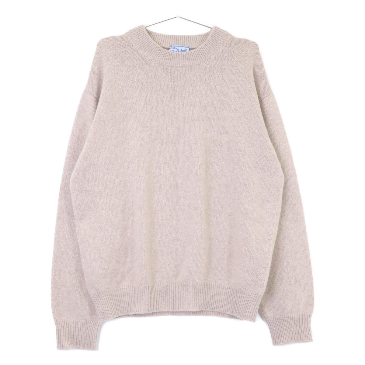 PRADA プラダ 【美品/国内正規/25年製】UMB674 Re-Cashmere crewneck Sweater カシミヤ100％ クルーネック ニットセーター トップス