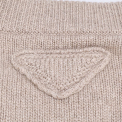 PRADA プラダ 【美品/国内正規/25年製】UMB674 Re-Cashmere crewneck Sweater カシミヤ100％ クルーネック ニットセーター トップス
