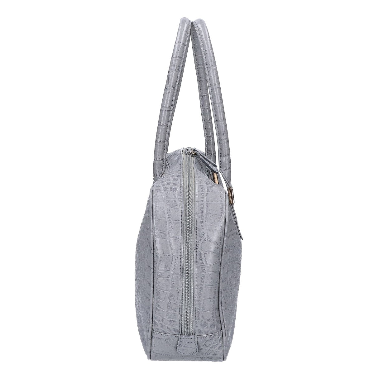 Hamano ハマノ 【美品】EVY エヴィ クロコ型押しレザー ミニ ボストンバッグ