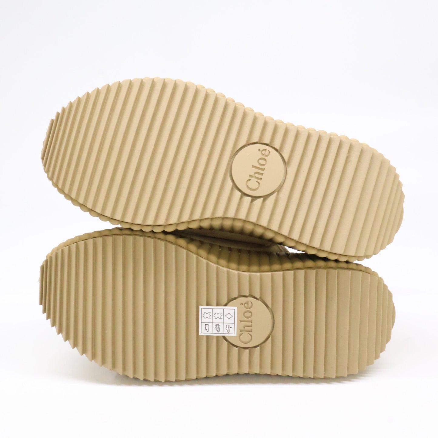 Chloe クロエ 【新品同様】CH26S17KVI81N35W NAMA スエードストラップ ウェッジ サンダル シューズ