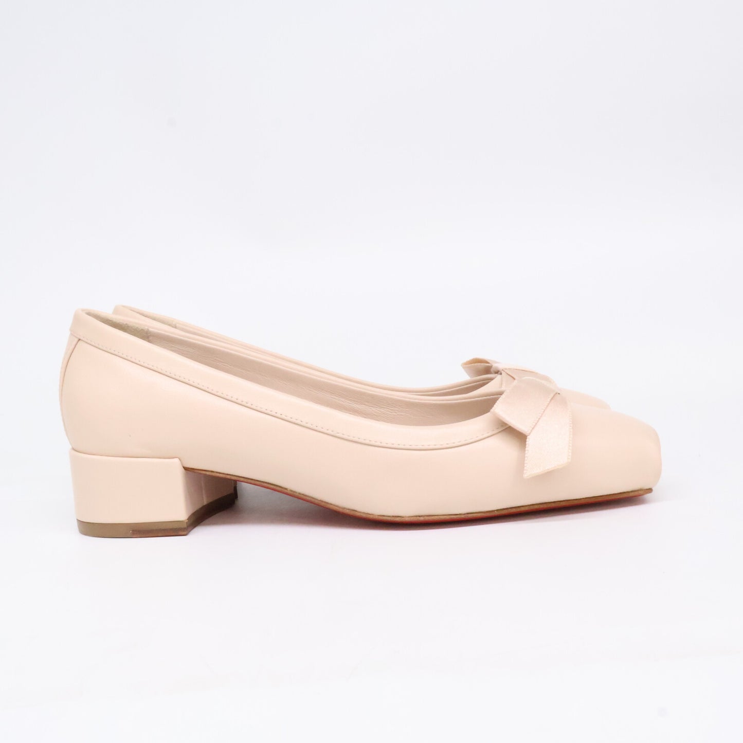 CHRISTIAN LOUBOUTIN クリスチャンルブタン 【新品同様】1240204 Mamaflirt 30 バレリーナ リボン パンプス シューズ