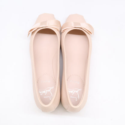 CHRISTIAN LOUBOUTIN クリスチャンルブタン 【新品同様】1240204 Mamaflirt 30 バレリーナ リボン パンプス シューズ