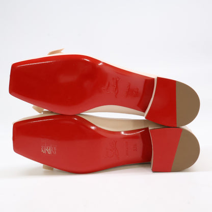 CHRISTIAN LOUBOUTIN クリスチャンルブタン 【新品同様】1240204 Mamaflirt 30 バレリーナ リボン パンプス シューズ