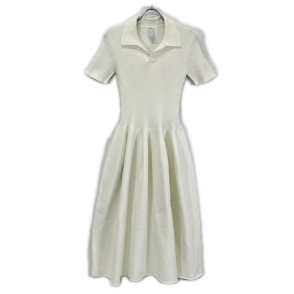 CFCL シーエフシーエル 26年 CF011KH026JP00 ホワイト POTTERY GLITTER SHORT SLEEVE POLO DRESS ワンピース