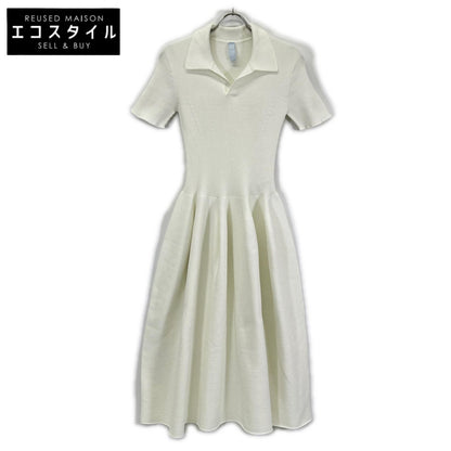 CFCL シーエフシーエル 26年 CF011KH026JP00 ホワイト POTTERY GLITTER SHORT SLEEVE POLO DRESS ワンピース