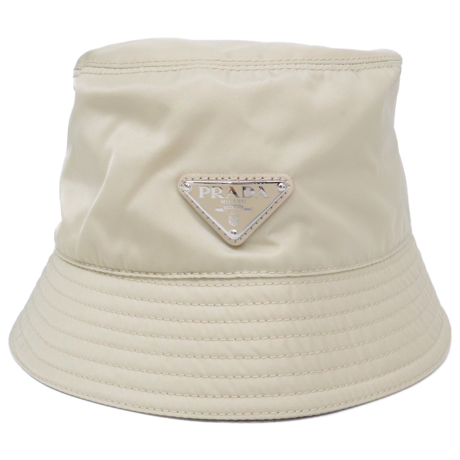PRADA プラダ 【美品/国内正規】1HC137 2DMI トライアングルロゴ バケットハット 帽子