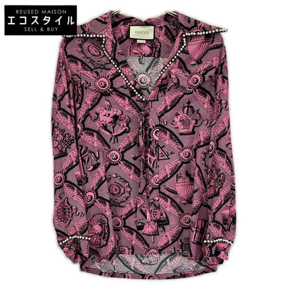 GUCCI グッチ 470990 ZID73 ピンク シャツ トップス