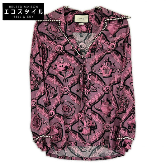 GUCCI グッチ 470990 ZID73 ピンク シャツ トップス