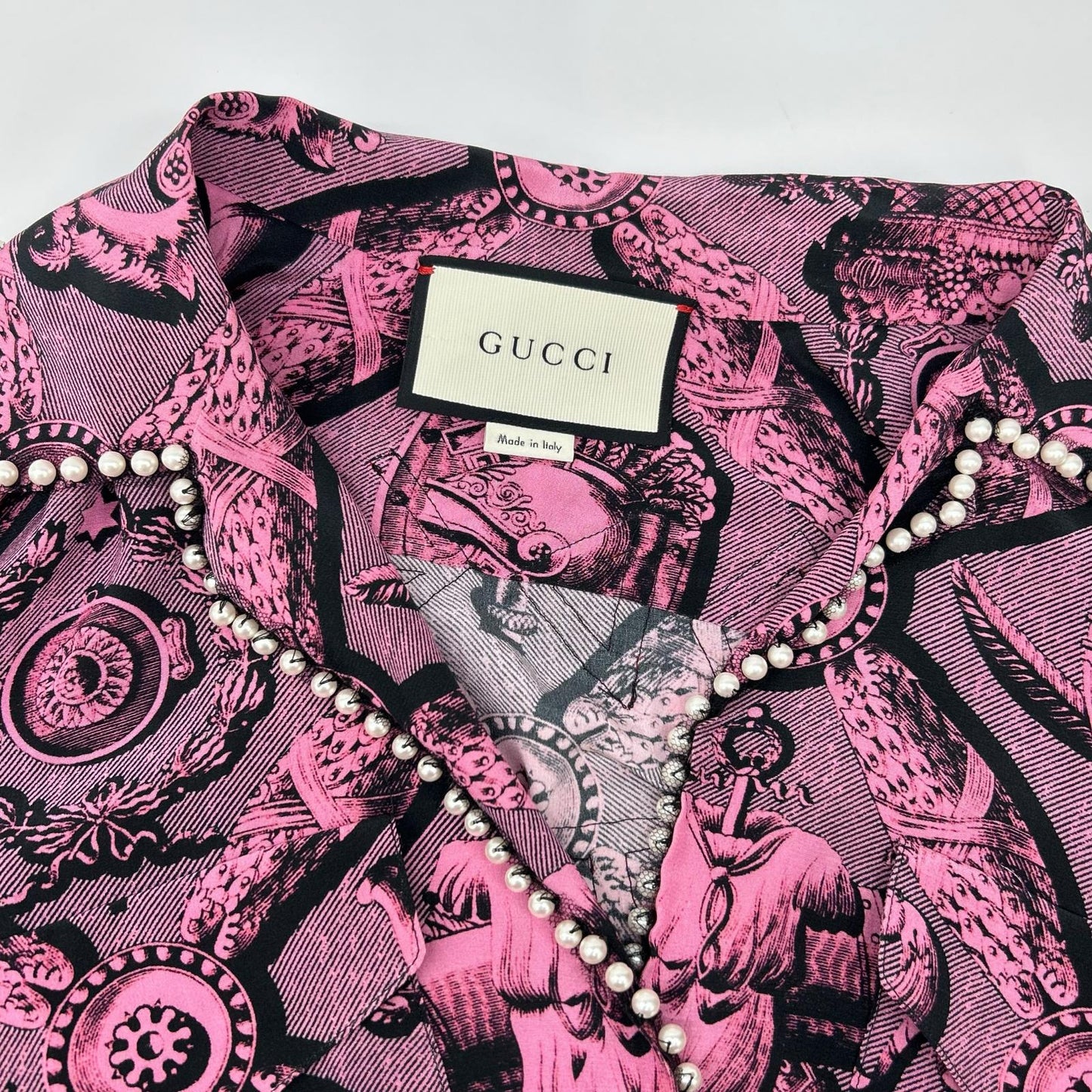 GUCCI グッチ 470990 ZID73 ピンク シャツ トップス