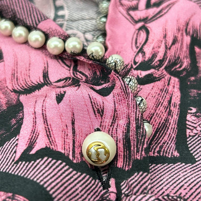GUCCI グッチ 470990 ZID73 ピンク シャツ トップス
