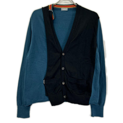 kolor BEACON カラー ビーコン 25SBM-NO2331 BEACON ブラック×ブルー ニット トップス