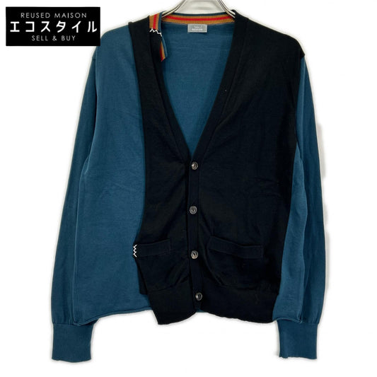 kolor BEACON カラー ビーコン 25SBM-NO2331 BEACON ブラック×ブルー ニット トップス