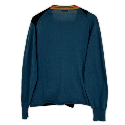 kolor BEACON カラー ビーコン 25SBM-NO2331 BEACON ブラック×ブルー ニット トップス
