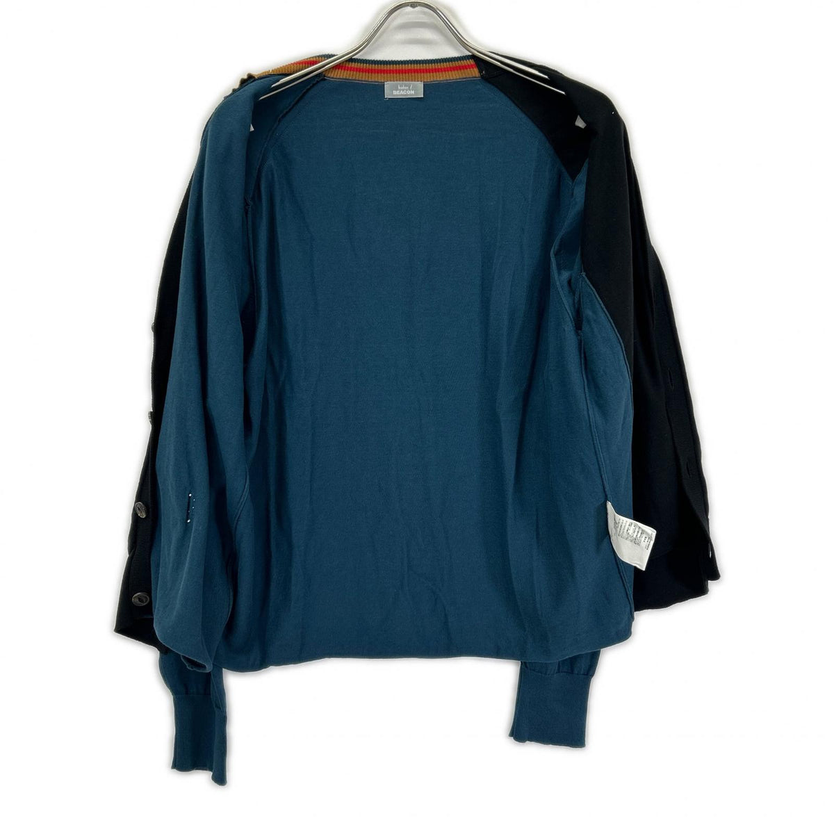 kolor BEACON カラー ビーコン 25SBM-NO2331 BEACON ブラック×ブルー ニット トップス