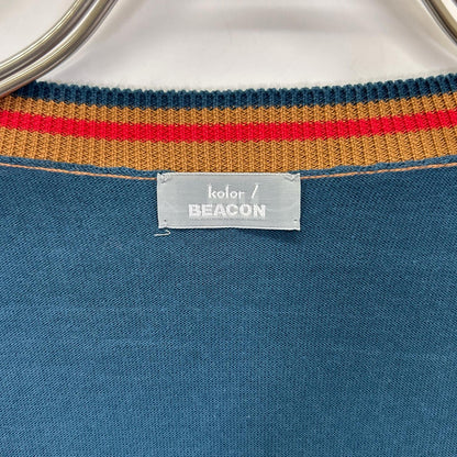 kolor BEACON カラー ビーコン 25SBM-NO2331 BEACON ブラック×ブルー ニット トップス