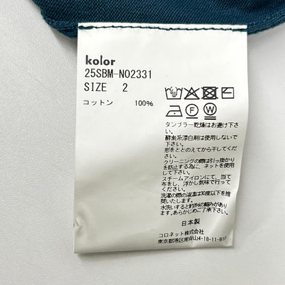 kolor BEACON カラー ビーコン 25SBM-NO2331 BEACON ブラック×ブルー ニット トップス