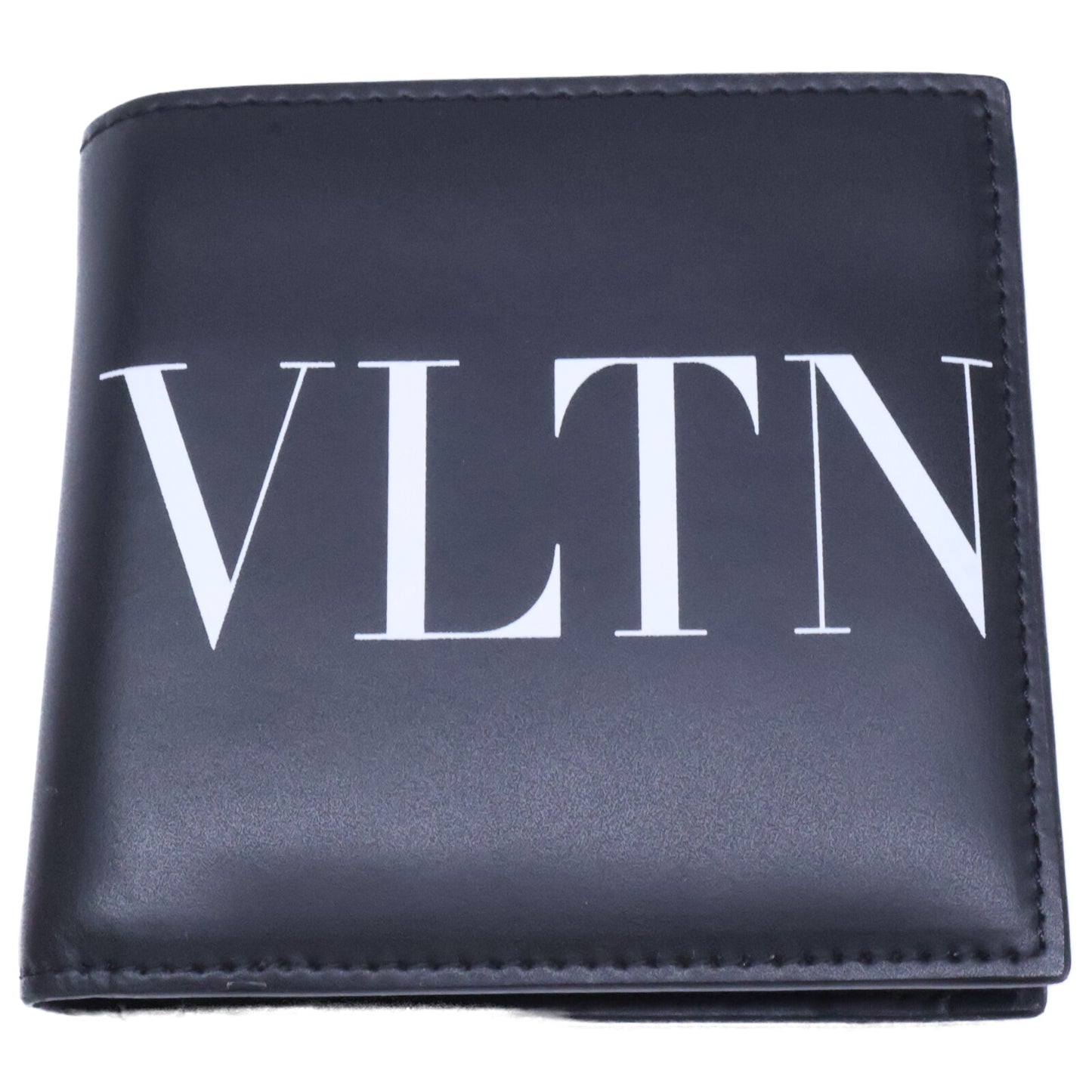 Valentino Garavani ヴァレンティノガラヴァーニ 3Y2P0577LVN VLTNロゴ レザー 二つ折り財布 二つ折り財布（小銭入れあり）