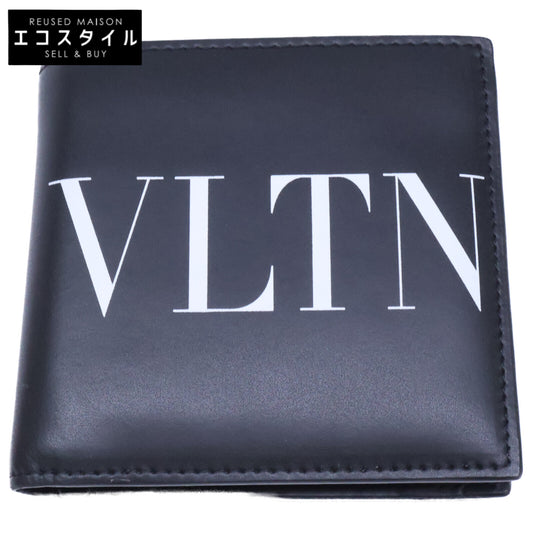 Valentino Garavani ヴァレンティノガラヴァーニ 3Y2P0577LVN VLTNロゴ レザー 二つ折り財布 二つ折り財布（小銭入れあり）