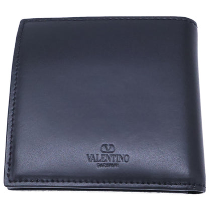 Valentino Garavani ヴァレンティノガラヴァーニ 3Y2P0577LVN VLTNロゴ レザー 二つ折り財布 二つ折り財布（小銭入れあり）