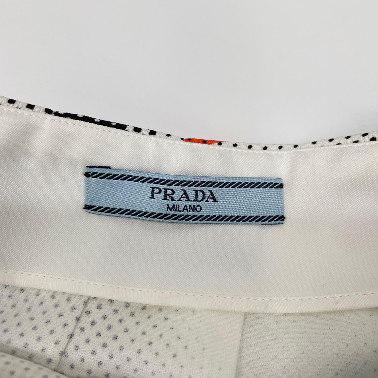PRADA プラダ P177G ピクトラビット プリーツ スカート スカート