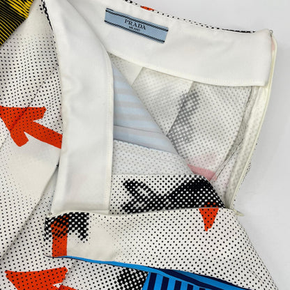 PRADA プラダ P177G ピクトラビット プリーツ スカート スカート