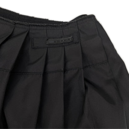 PRADA プラダ 10SS 21H472 ブラック ナイロン プリーツスカート スカート