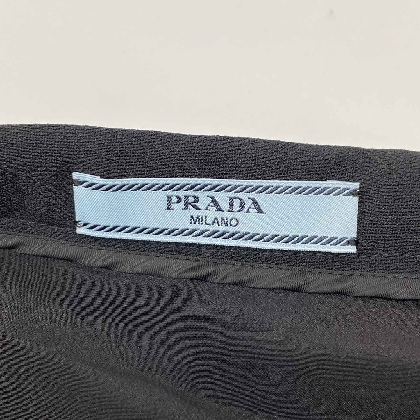 PRADA プラダ 13SS P182B ブラック 刺繍デザイン スカート スカート