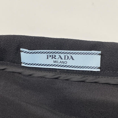 PRADA プラダ 13SS P182B ブラック 刺繍デザイン スカート スカート