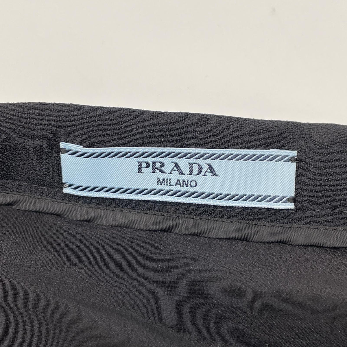 PRADA プラダ 13SS P182B ブラック 刺繍デザイン スカート スカート