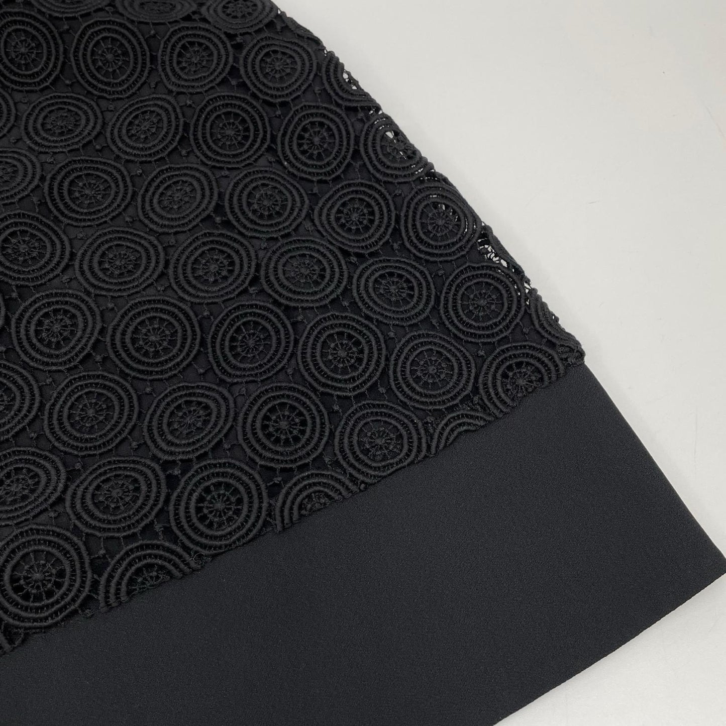 PRADA プラダ 13SS P182B ブラック 刺繍デザイン スカート スカート