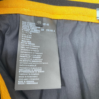 PRADA プラダ 14SS P126DC ブラック ウエストリブ プリーツスカート スカート